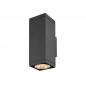 Preview: SLV 1010185 THEO PRO L Wandleuchte Single DALI P1 10W 2700K 24° Anthrazit IP65