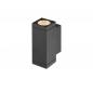 Preview: SLV 1010183 THEO PRO S Wandleuchte Up/Down DALI P2 12W 2700K 24° Anthrazit IP65