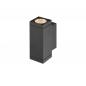 Preview: SLV 1010179 THEO PRO S Wandleuchte Up/Down DALI P1 6W 2700K 24° Anthrazit IP65