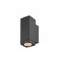 Preview: SLV 1010177 THEO PRO S Wandleuchte Single DALI P1 3W 2700K 24° Anthrazit IP65