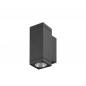 Preview: SLV 1010177 THEO PRO S Wandleuchte Single DALI P1 3W 2700K 24° Anthrazit IP65