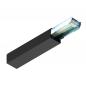 Preview: SLV 1010551 EASYLIGHT FOB 300 7 25 BK Feed out Box 300mm 7-polig 2,5mm² schwarz – flexible Durchverdrahtung für EASYLIGHT Lichtbandsysteme