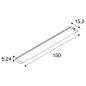 Preview: SLV 1010918 BATTEN FLAT P 1500 72 830/840/850 ML Microwave WH – LED Deckenleuchte IP44 27W HF Sensor CCT 3000/4000/5000K