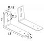 Preview: SLV 1010931 BATTEN FLAT P WALL BRACKETS 2pcs – Montagehalterung für LED Deckenleuchte Zubehör Stahl Weiß