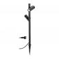 Preview: SLV 1011033 HELIA SLIM Pole Double LED Outdoor Stehleuchte IP65 2200K Schwarz