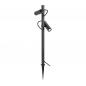Preview: SLV 1011033 HELIA SLIM Pole Double LED Outdoor Stehleuchte IP65 2200K Schwarz