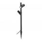 Preview: SLV 1011033 HELIA SLIM Pole Double LED Outdoor Stehleuchte IP65 2200K Schwarz