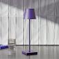Preview: Sigor Akku-Tischleuchte Nuindie 380mm pflaumenblau 2,2W FlexMood 2200K/2700K IP54 168/197lm Ra85