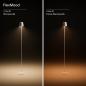 Preview: Sigor Akku-Stehleuchte Nuindie 1200mm silberfarben  rund 2,2W FlexMood 2200K/2700K IP54 168/197lm Ra85