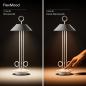 Preview: Sigor Nudiderot Akku-Tischleuchte schneeweiß dimmbar Flex-Mood 2200K/2700K IP54 In- & Outdoor