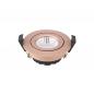 Preview: Sigor Einbauleuchte 68 Diled 6W 360lm 2700-2100K Champagner 36° Dim-To-Warm Technologie