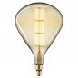 Preview: Designhighlight LED-Lampe E27 GIANT TEAR GOLD 36x36cm dimmbar Goldlook Sigor