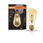 Preview: Osram E27 VINTAGE LED-Glühbirne in Kolbenform Gold-Filament 4W wie 35W extra warmweiß