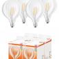 Preview: 4er-Pack Osram LED Retrofit GLOBE 125 E27 Filament Lampe 4W 2700K wie 40W 470 Lumen