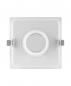 Preview: LEDVANCE Downlight LED Einbauleuchte Slim SQ105 Eckig 6W 6500K in Weiß mit kaltweißem Licht