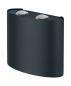 Preview: Osram LED Wandleuchte Endura Style UpDown DECO II in dunkelgrau IP44