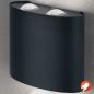 Preview: Osram LED Wandleuchte Endura Style UpDown DECO II in dunkelgrau IP44