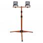 Preview: OSRAM LED WORKLIGHT 2x20W 840 4000K IP65 Floodlight mit Stativ grau/orange
