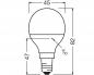 Preview: 6 x OSRAM E14 LED Lampen UPERSTAR dimmbar weiss mattiert 4,9W wie 40W warmweiß