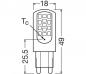Preview: OSRAM G9 LED Stiftsockel Lampe STAR PIN 4000K neutralweißes Licht 4,2W wie 40W