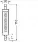 Preview: Osram R7s LED Slim LINE 118mm Stablampe 12W wie 100W warmweißes Licht
