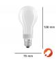 Preview: OSRAM E27 LED SUPERSTAR Leuchtmittel leistungsstark matt dimmbar 18W wie 150W warmweiß 2500lm