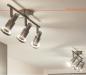 Preview: OSRAM 3-flammiger scgwenkbarer Decken Strahler aus Aluminium mit 3 warmweißen LED-Lampen