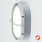 Preview: EVN LED Außenwand Lampe grau IP54 12W 3000K mit Stoßschutz