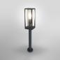 Preview: Laternenförmige Wegeleuchte FRAME 60cm hoch Anthrazit klares Glas von Osram