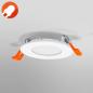 Preview: OSRAM LED Downlight ultra slim ø8cm weiß 6500K Tageslicht - flaches Design, IP20, einfache Montage für Wohnräume und Küchen
