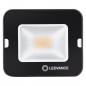 Preview: LEDVANCE Kompakter LED Fluter 10W 3000K warmweißes Licht IP65 in Schwarz