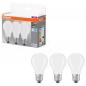 Preview: 3er Pack OSRAM LED BASE E27 Glühbirne matt 6,5W 60W Ersatz neutralweiß Bürolampe