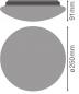 Preview: LEDVANCE Surface Circular S LED 250 SENSOR Decken-/Wandleuchte IP44 13W 3000K warmweiß