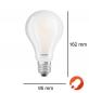 Preview: 4er Pack Ultra starke OSRAM E27 LED Lampe STAR Classic matt 24W wie 200W warmweißes Licht 2700K