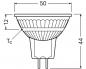 Preview: 3er Pack Osram GU5.3 LED Niedervolt Reflektor Stecksockel Lampe MR16 36° 6,5W wie 50W warmweiß 2700K