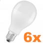 Preview: 6er Pack OSRAM E27 LED Leuchtmittel Value Class leistungsstark matt 19W wie 150W warmweiß 3000K