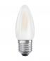 Preview: 6 x Osram E27 LED Kerzenlampen Star Classic matt 5,5W wie 60W 2700K warmweißes Licht