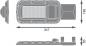 Preview: Ledvance LED Straßen- und Parkplatzbeleuchtung URBAN LITE M 50W 865 IP65 GY