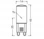 Preview: OSRAM LED PIN G9 Stiftsockel Lampe 1,9W wie 19W warmweißes Licht 2700k