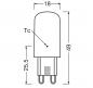Preview: OSRAM LED PIN G9 Stiftsockel Lampe 4,2W wie 37W warmweißes Licht 2700k