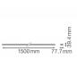 Preview: LEDVANCE TruSys FLEX P 35W 4000K 5800lm 90° OPAL Leuchteneinsatz 1500mm IP40