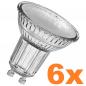 Preview: 6x OSRAM GU10 LED STAR PAR16 Strahler 36° 2.6W wie 35W 2700K warmweißes Licht