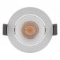 Preview: LEDVANCE SPOT ADJUST 8W 940 DIM IP20 Weiß LED Einbauleuchte 4000K CRI90 schwenkbar dimmbar - Einbaudurchmesser: 68 mm
