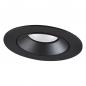 Preview: LED Einbaustrahler 8W 3000K Schwarz Ø81mm dimmbar IP20 680lm CRI90 Deckeneinbauleuchte- Einbaudurchmesser: 68 mm