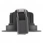 Preview: LED Einbaustrahler 8W 3000K Schwarz Ø81mm dimmbar IP20 680lm CRI90 Deckeneinbauleuchte- Einbaudurchmesser: 68 mm