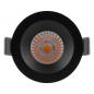 Preview: LEDVANCE Spot Fireproof fix 8W Dimmbar 3000K IP65 feuerbeständige LED Einbauleuchte in Schwarz