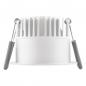 Preview: LEDVANCE SPOT DARKLIGHT 8W 930 DIM IP44 Weiß LED Einbauleuchte CRI90 3000K dimmbar - Einbaudurchmesser: 68 mm