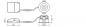 Preview: LEDVANCE 4058075799868 SPOT DARKLIGHT SP DK FIX P 8W 930 PS DIM IP44 BK - Einbaudurchmesser: 68 mm