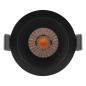 Preview: LEDVANCE SPOT DARKLIGHT SP DK FIX P 8W 927 PS DIM IP44 BK - Einbaudurchmesser: 68 mm