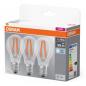 Preview: 3er Pack Osram LED BASE E27 Filament Leuchtmittel 6,5W wie 60W neutralweisses Licht 4000K